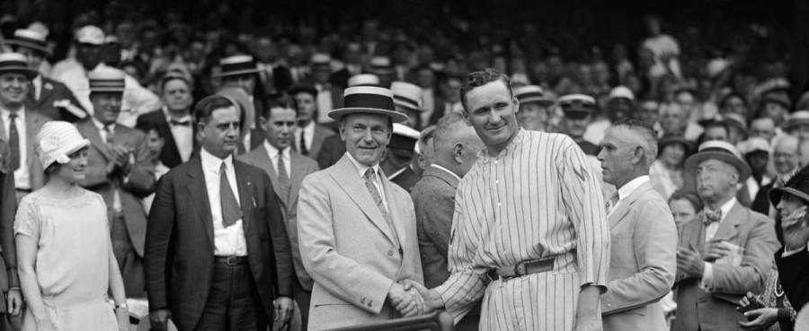 Boater-Hats-at-a-Baseball-game-Walter-Johnson-Calvin-Coolidge-900x369_1